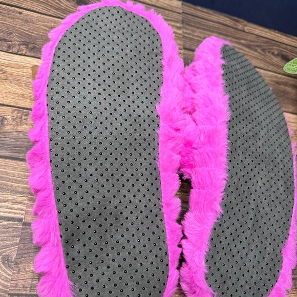 NWT Northeast Outfitters Cozy Cabin Fuzzy Slide Slipper Women's Size 4-6 (Pink) - Picture 5 of 9